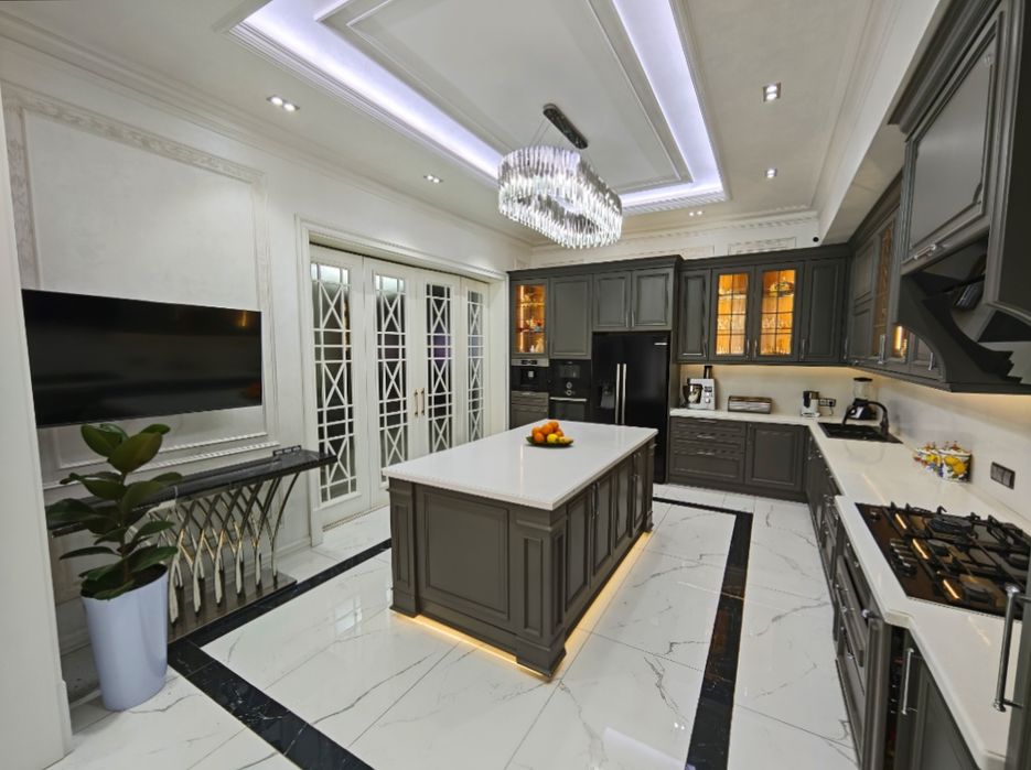 Продается хай-тек Евродом Луначарский 5-соток 3-уровень барбекю бассей