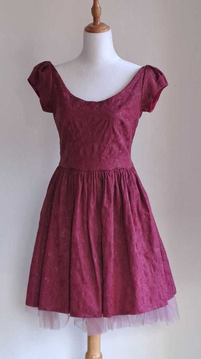 Rochie de ocazie roz fuchsia S-M