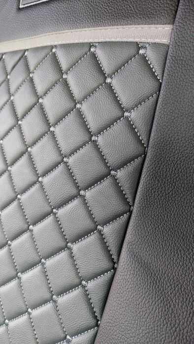 Висококачествени кожени тапицерии за DAF XF 106 с бродирано лого