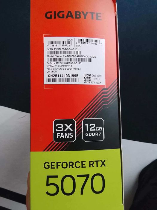 Видео карта RTX 5070 Gaming OS