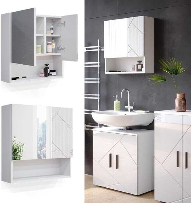 Огледален шкаф за баня Vicco Irma