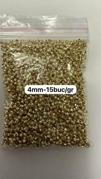 Vând bilute din aur 14k si charmuri toate dimensinile