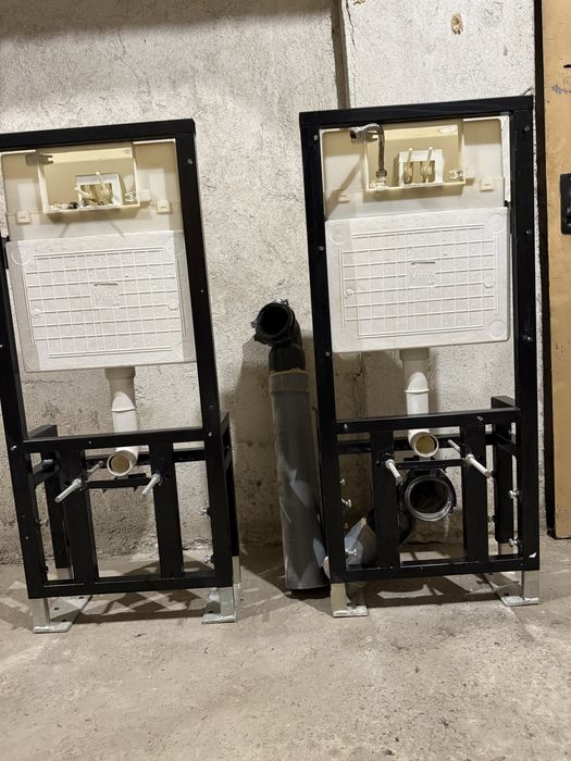 Свободностояща структура за вграждане за конзолна тоалетна