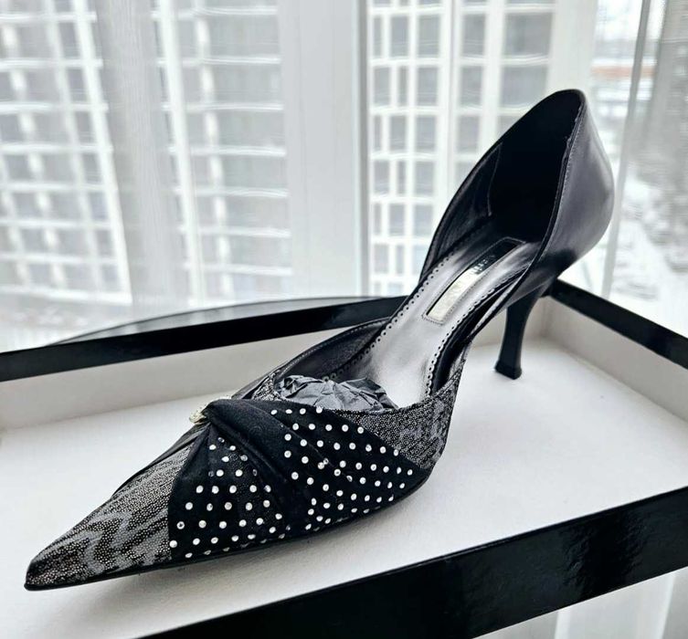Шикарные вечерние туфли Marina Fabiani одевала 1раз