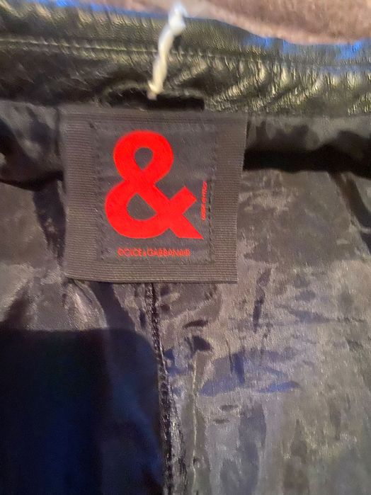 Куртки D&G джинс и кожа