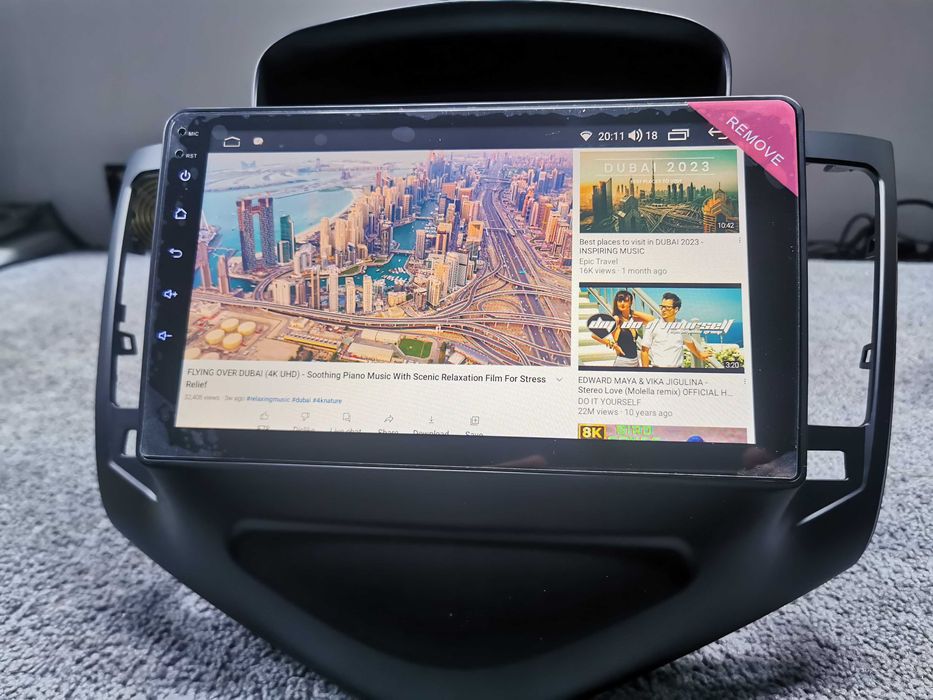 Navigatie Android Chevrolet Cruze octacore 4/64gb QLED