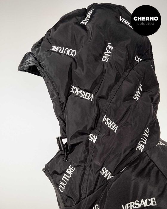 Пухено яке VERSACE JEANS COUTURE Logo-Print Puffer – Резервирано
