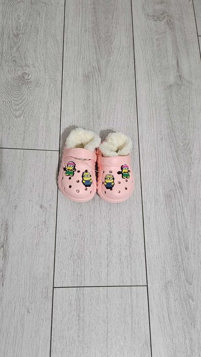 Papuci crocs roz, marime 22