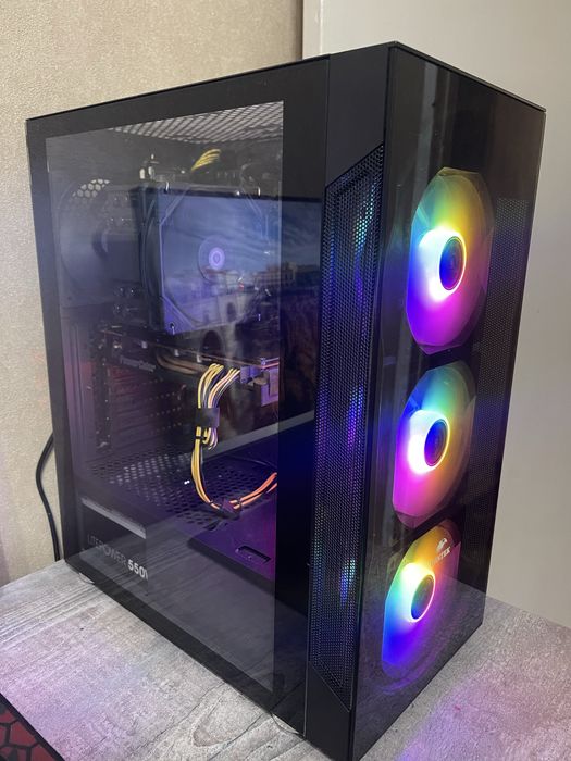 Продам игровой пк i3 12100f rx5700xt 16gb ddr4