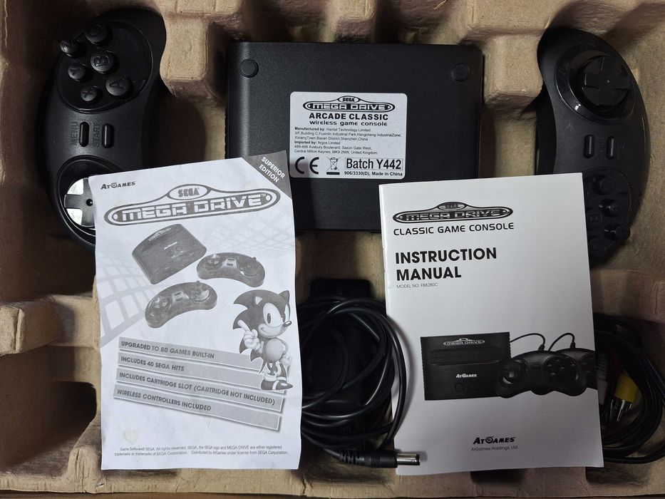 Console Sega Mega Drive Flashback HD, 80 Built-In Games, FB8280C