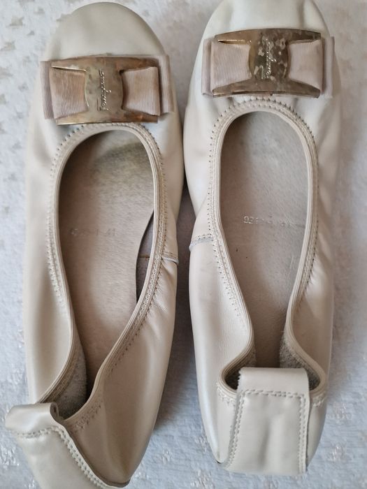 Balerini superbi feragamo 41 piele naturala