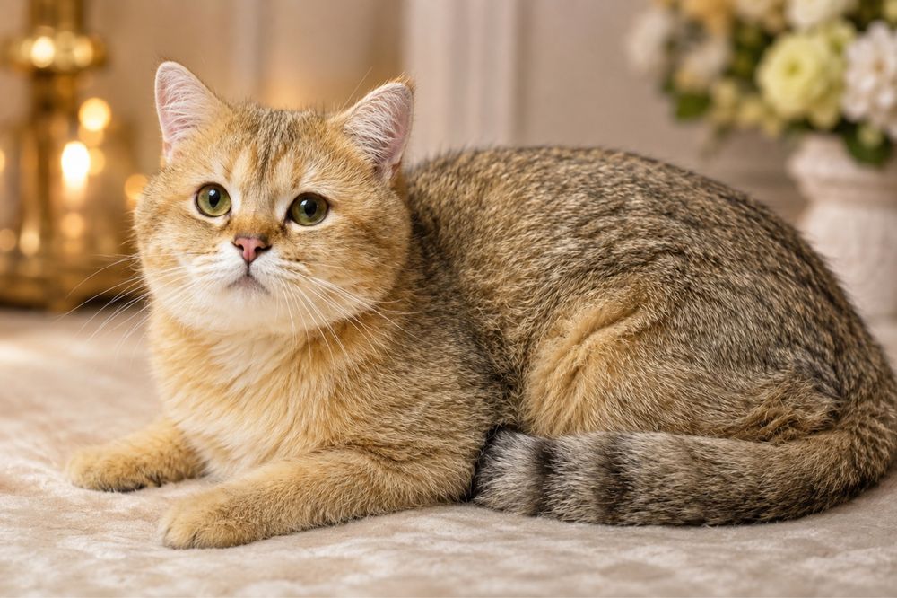 Золотая штншилла мальчик