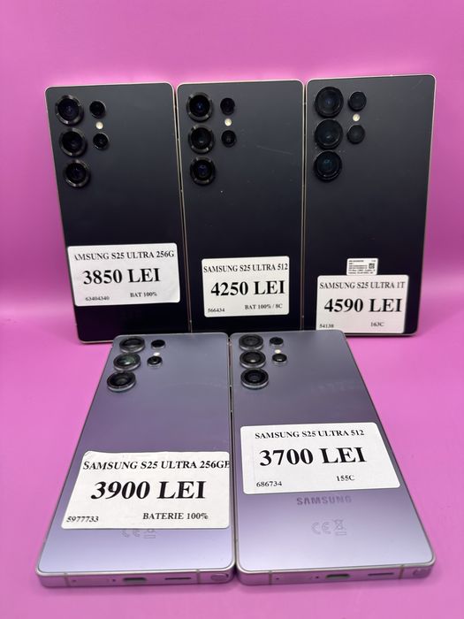 Samsung S25 Ultra 256GB •Matei Amanet Margeanului•