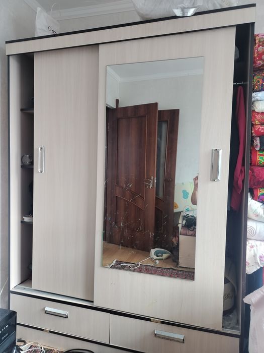 Есігі купе болып ашылатын шифонер