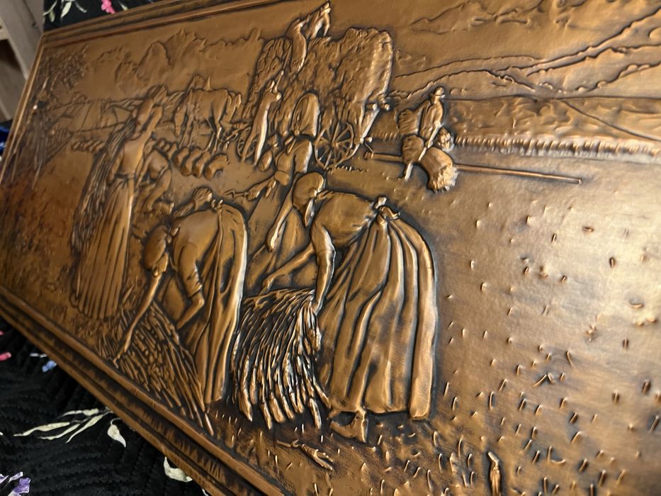 Tablou vintage foita de cupru Hartmann-Relief