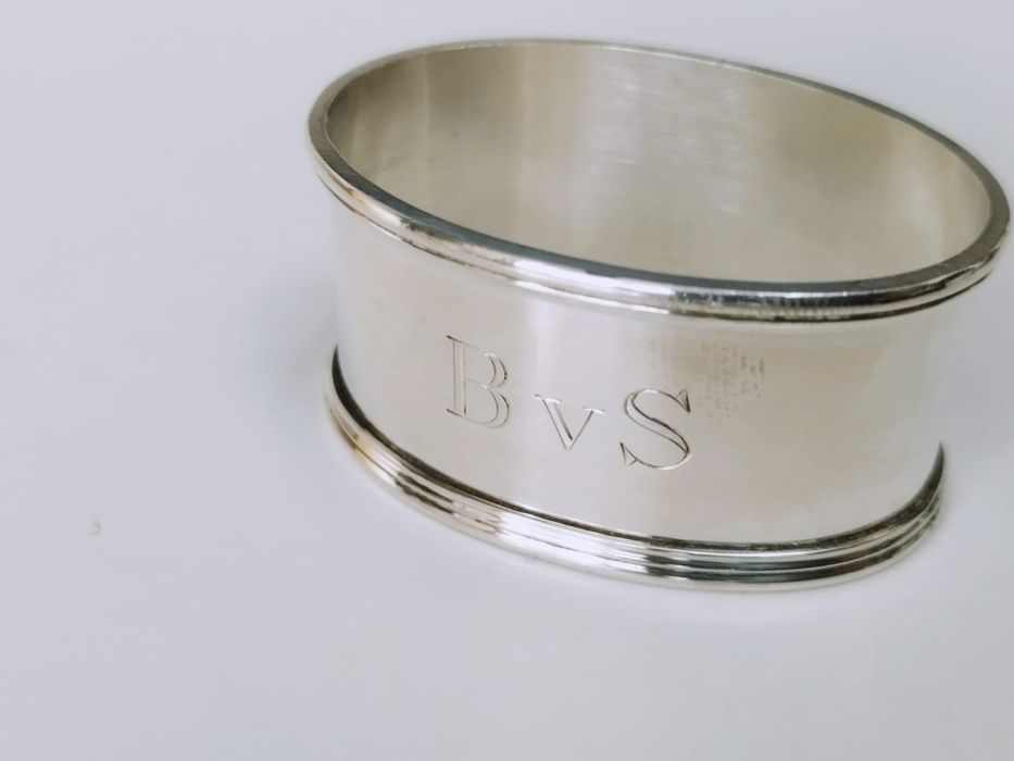 Inel Servetele argint 800 , Italia