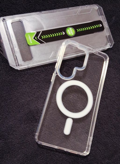 Husa Clear MagSaffe Samsung S26 Ultra,cu folie.