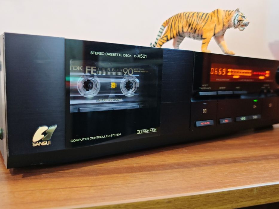 Sansui D-X501. Deck valoros, superb. Estetică de raft. Preț fix !