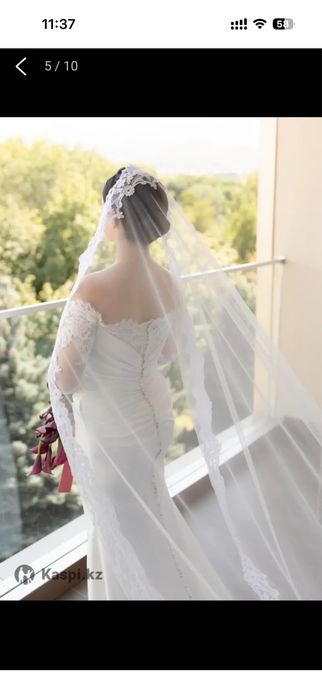 Свадебное платье фата в подарок
