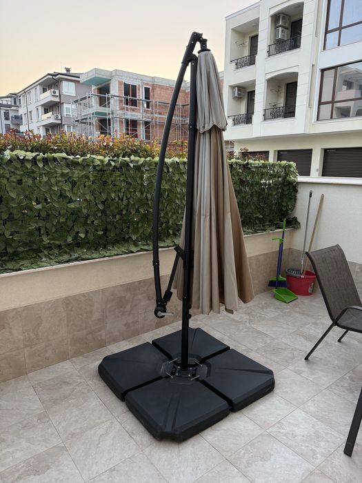 Висящ градински чадър