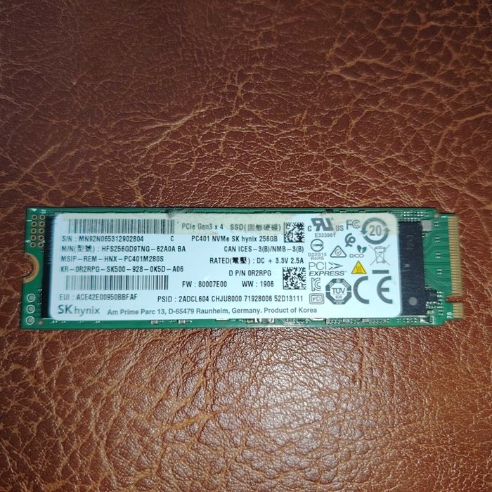 Ssd 256 GB pentru PC