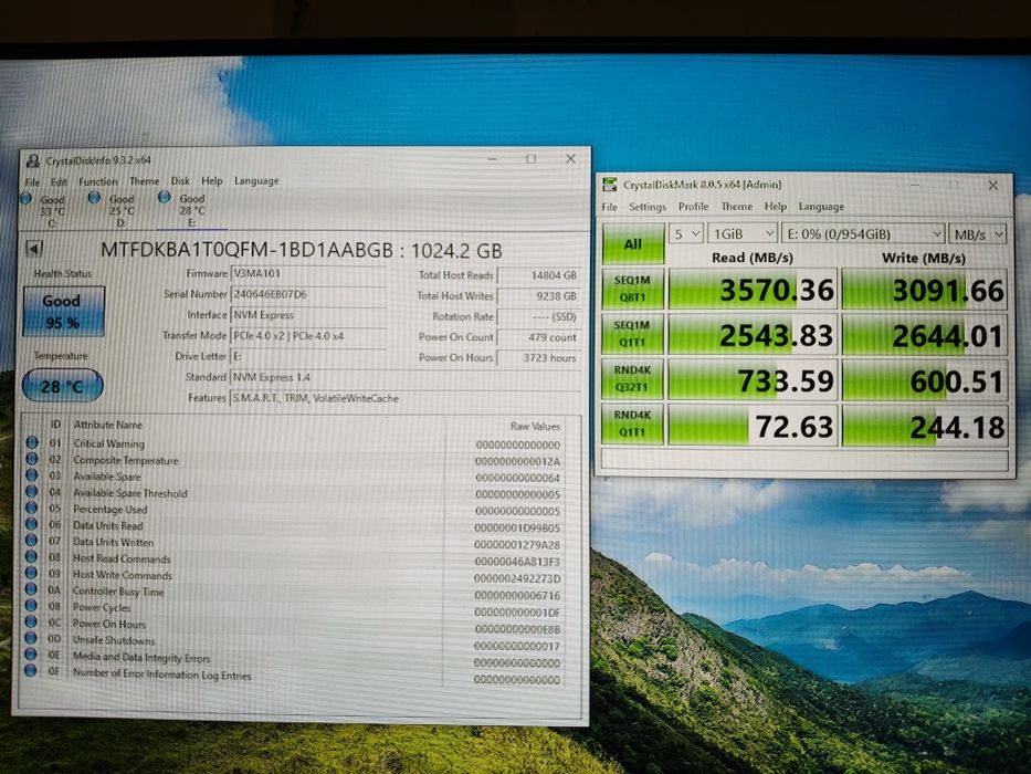 Vând SSD Micron 1Tb 2400 M2 mvme
