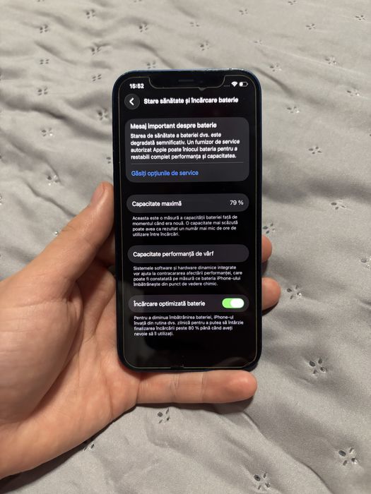 iPhone 12 128GB 79% sanatate la baterie