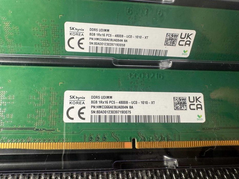 Kit RAM SK hynix 16GB 2x8GB DDR5 4800MHz UDIMM Desktop