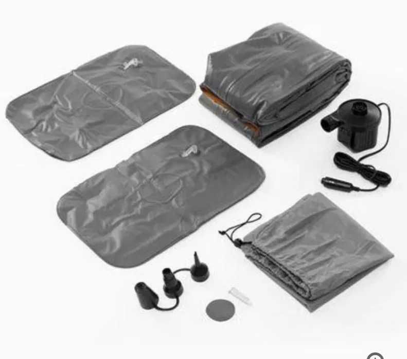 Saltea Auto gonflabila 80x45x135cm cu perne si pompa 12v inclusa