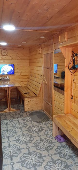 Баня на дровах,  отличный пар
