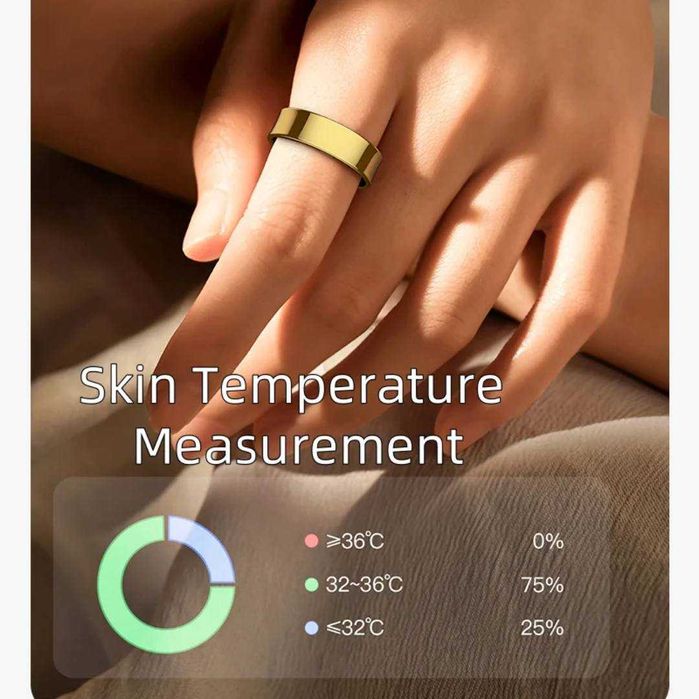 Inel inteligent VALA® Q9 PREMIUM, SmartRing, Fitness, Sport, Unisex