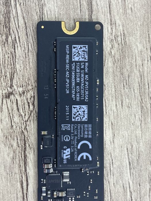 Ssd 128Gb-256Gb-512Gb-1Tb Macbook pro air
