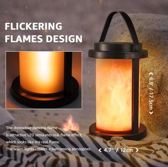 Lampa flacara solara