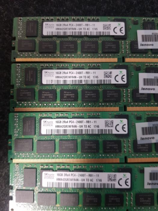 4x 16GB DDR4 Server Memorie RAM 16GB 2400MHz ECC Registered