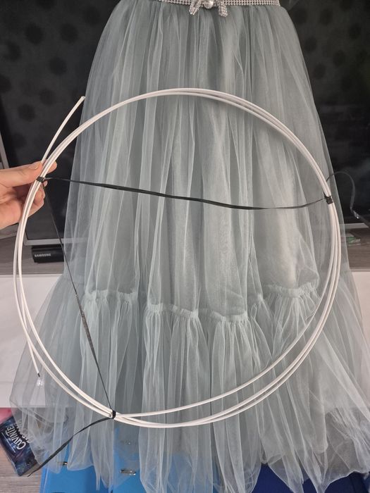 Rochie superbă verde din tul