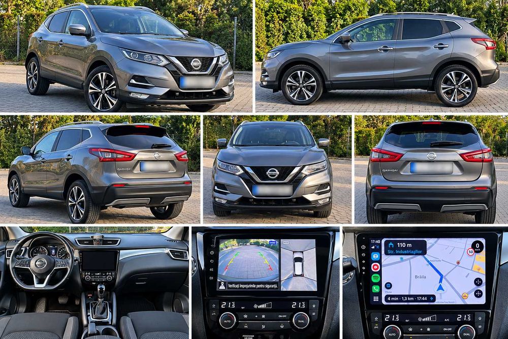 Nissan Qashqai 1.2 DIG-T automat, 2018, 137.416 km, cameră 360°, CarPlay