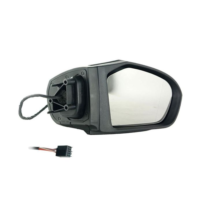 Oglinda exterioara Mercedes Clasa A (W169), 09.2004-05.2008, Mercedes Clasa B (W245), 05.2005-06.2011, dreapta, Crom, electrica, Cu incalzire, carcasa neagra, Asferica, BestAutoVest 1698100476; 1698100821; 1698110260