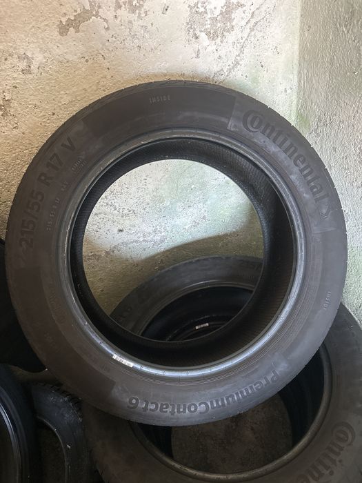 4 бр. Гуми Continental PremiumContact 6 215/55 R17 - DOT 2022