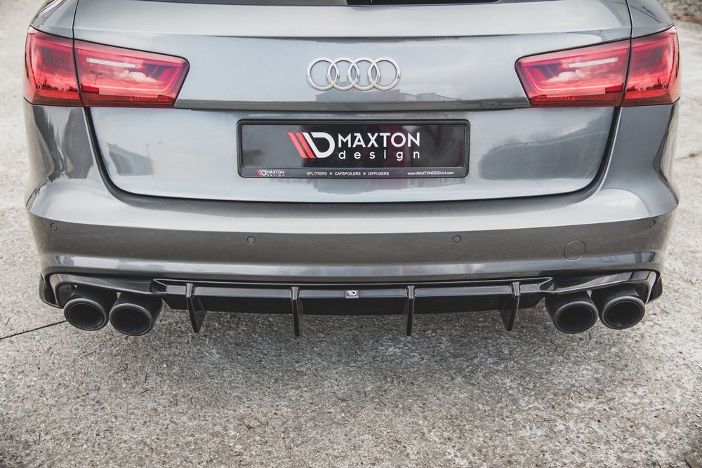 Дифузьор за задна броня Maxton design за Audi A6/S6 C7 (2014-2017)