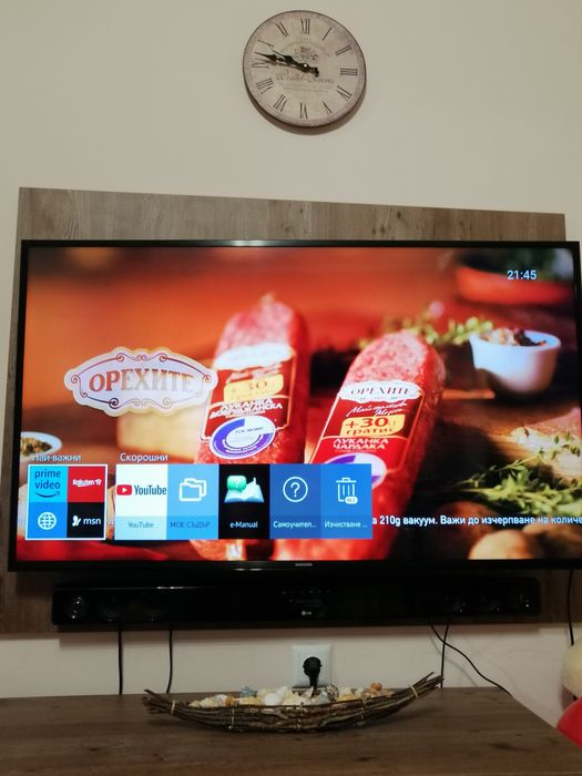 Като нов: SAMSUNG JU6000 48" UHD 4K Flat Smart TV JU6000