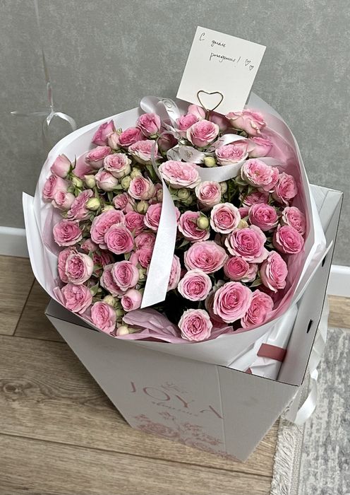 Букет с коробкой