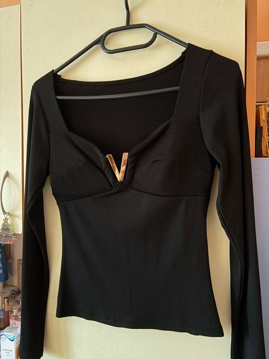 Дамска черна блуза