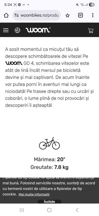 Woom 4 - stare buna!