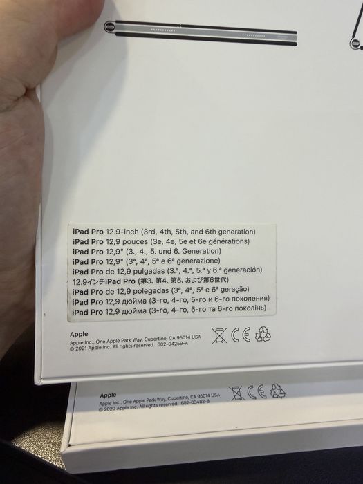 Magic Keyboard 12.9 белый