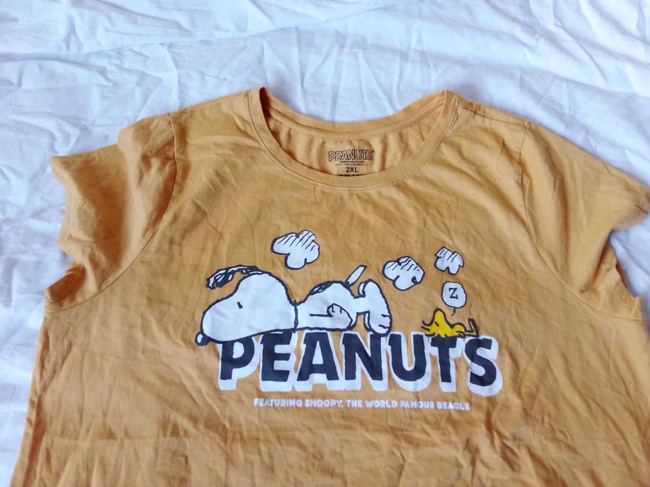 Peanuts Snoopy оригинална дамска тениска голям размер