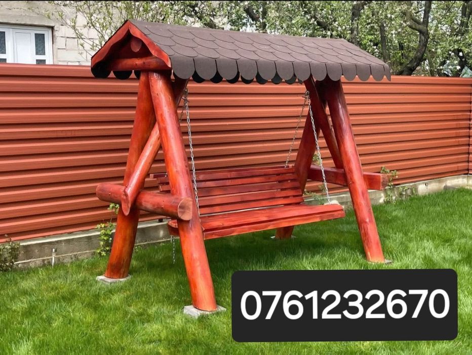 Mobilier rustic pentru grădină