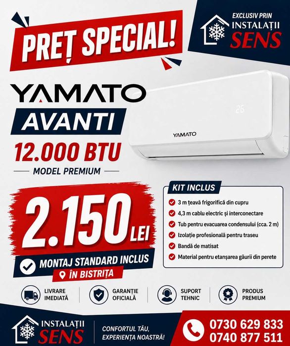 Montaj Aer Condiționat Bistrița | Rapid | Garanție |