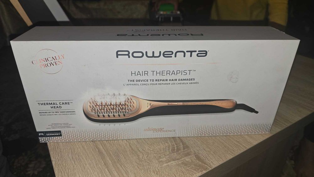Perie reparatoare cu abur Rowenta Hair Therapist™ CF9940F0