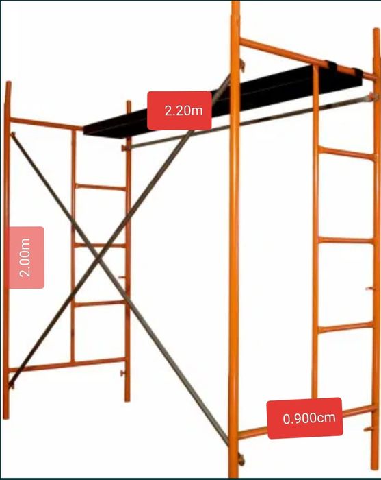 Рамково фасадно скеле