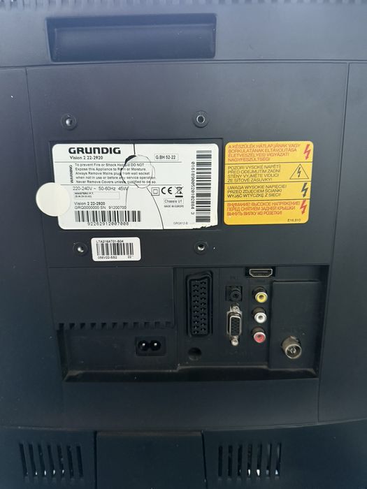 Телевизор Grundig Vision 2 22" (HDMI, VGA, SCART)